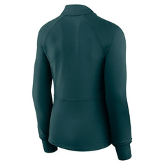 Philadelphia Eagles Women's Elements Quarter-Zip Jacket Midnight Green