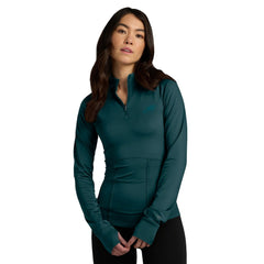 Philadelphia Eagles Women's Elements Quarter-Zip Jacket Midnight Green