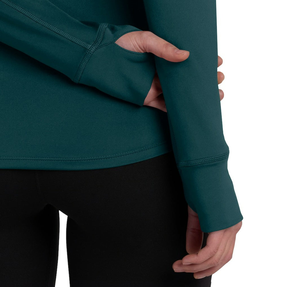 Philadelphia Eagles Women's Elements Quarter-Zip Jacket Midnight Green