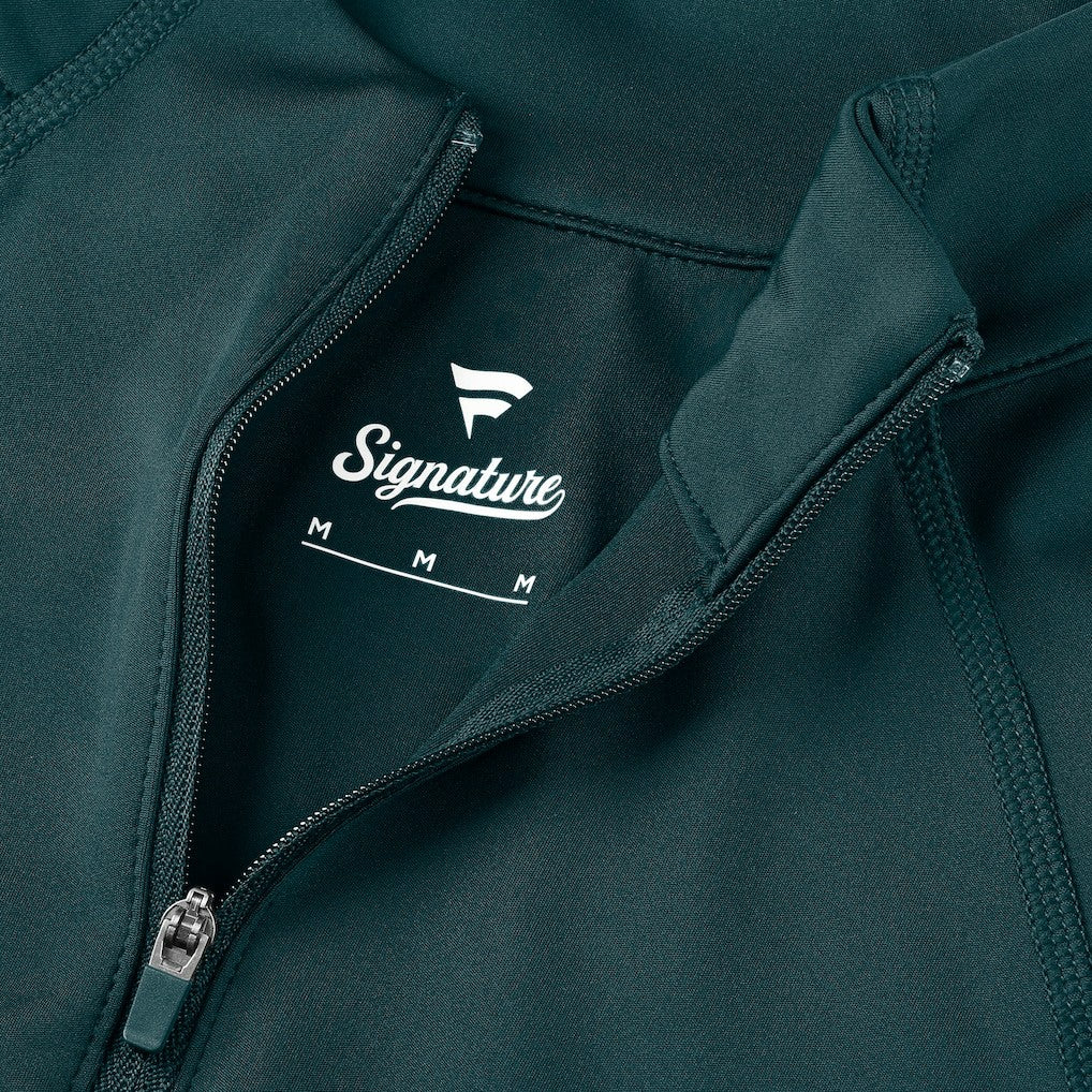 Philadelphia Eagles Women's Elements Quarter-Zip Jacket Midnight Green
