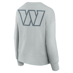 Washington Commanders Women's Elements Pullover Sweatshirt Gray