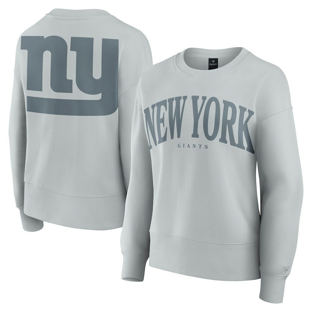 New York Giants Women's Elements Pullover Sweatshirt Gray