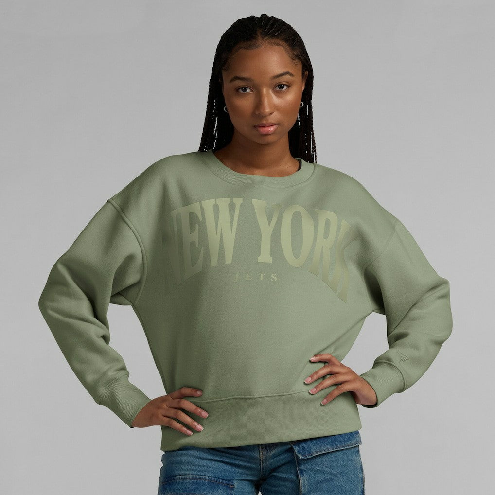 New York Jets Women's Elements Pullover Sweatshirt Green