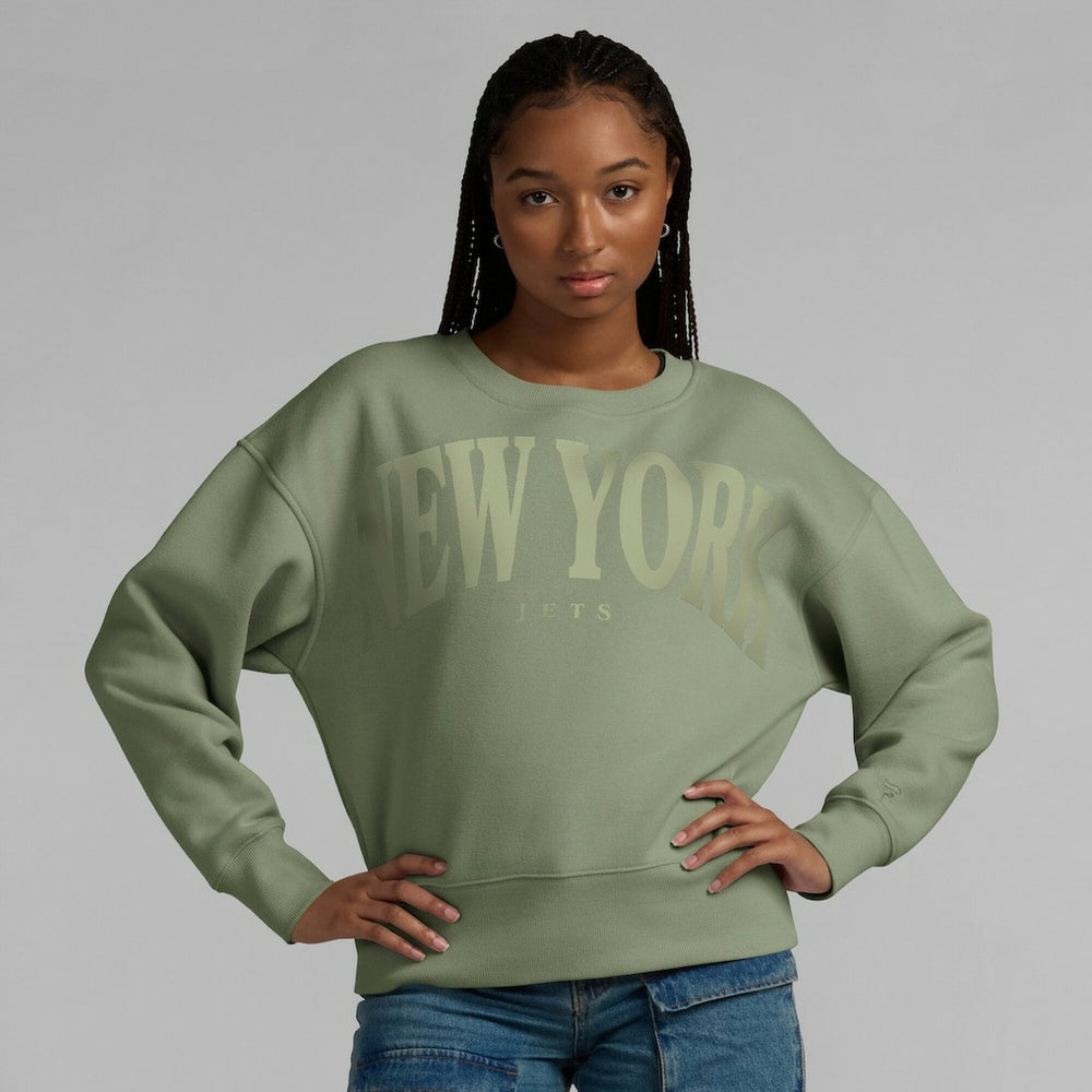 New York Jets Women's Elements Pullover Sweatshirt Green