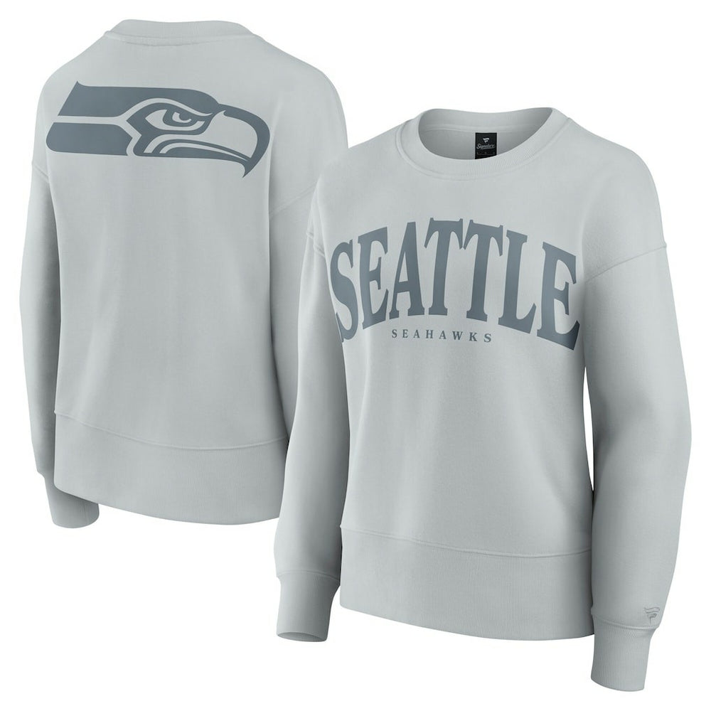 Seattle Seahawks Women's Elements Pullover Sweatshirt Gray