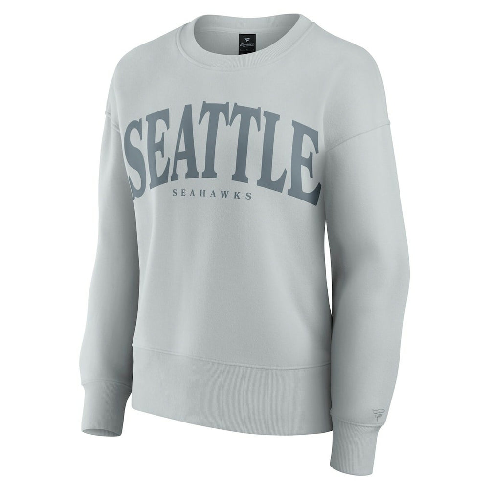 Seattle Seahawks Women's Elements Pullover Sweatshirt Gray