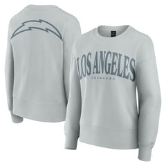 Los Angeles Chargers Women's Elements Pullover Sweatshirt Gray