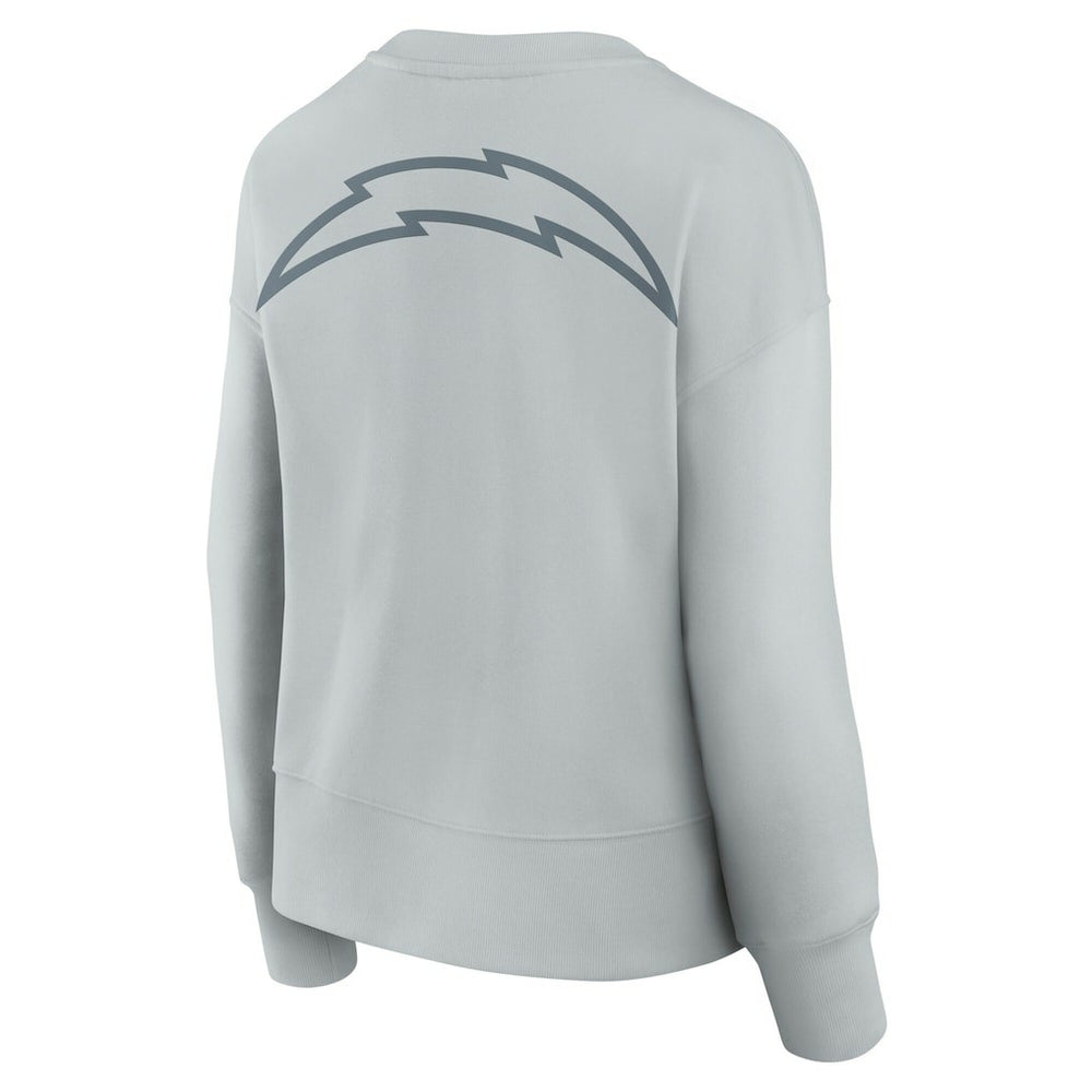 Los Angeles Chargers Women's Elements Pullover Sweatshirt Gray