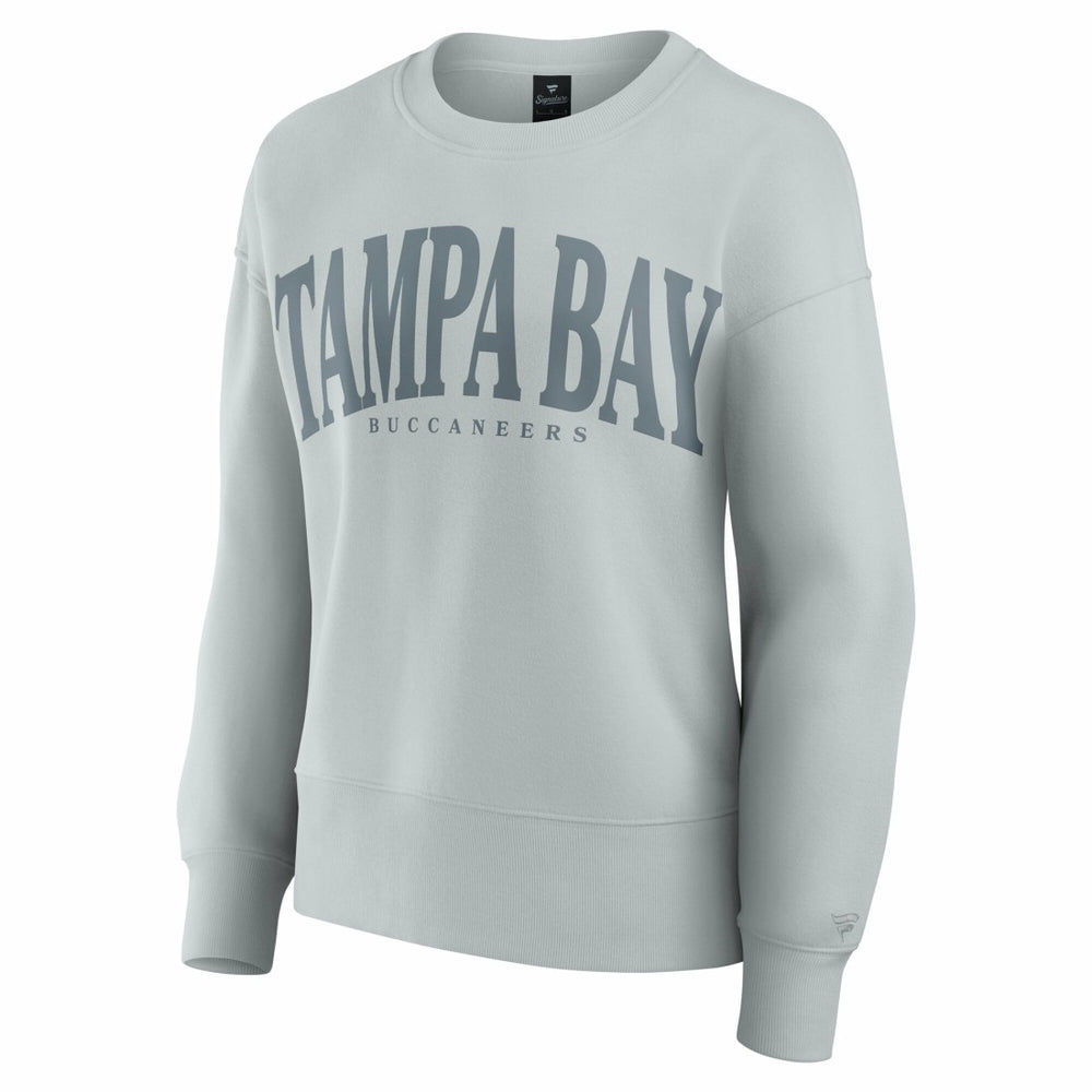 Tampa Bay Buccaneers Women's Elements Pullover Sweatshirt Gray