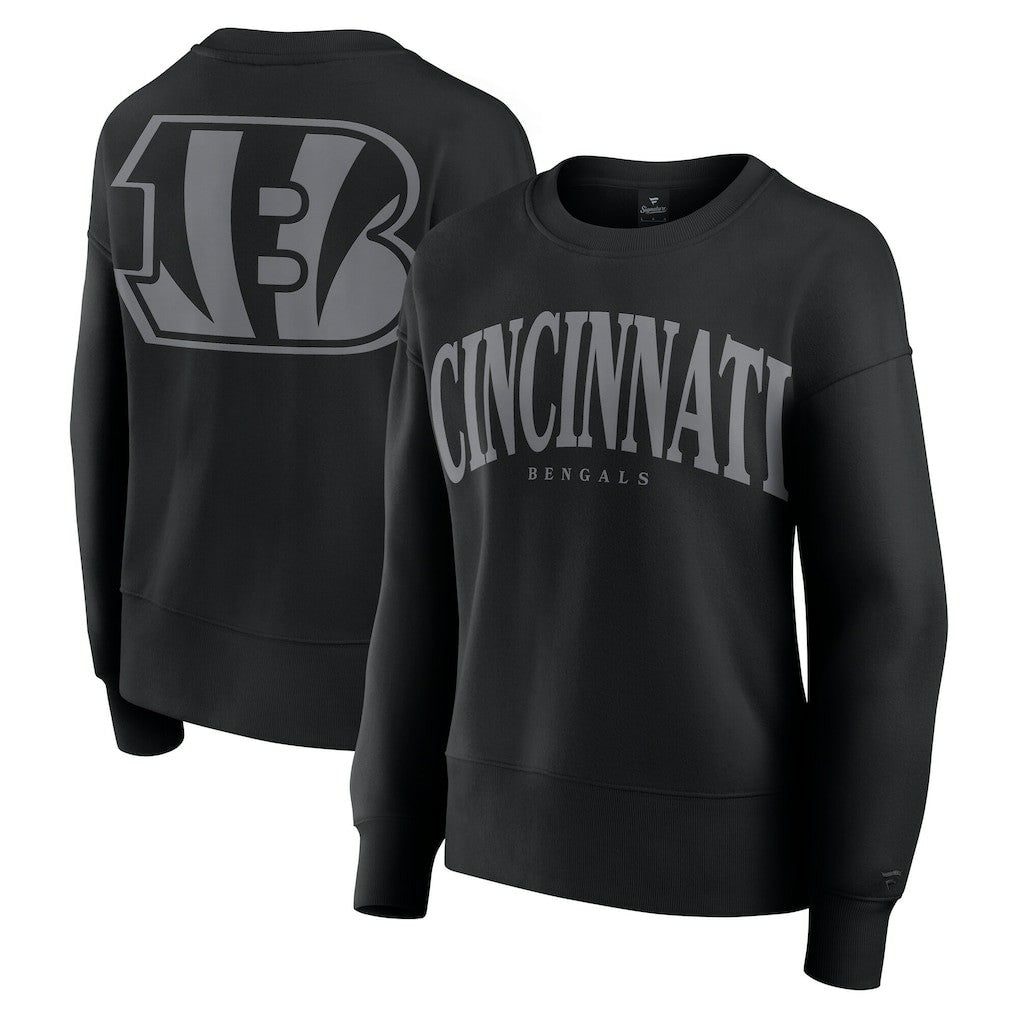Cincinnati Bengals Women's Elements Pullover Sweatshirt Black