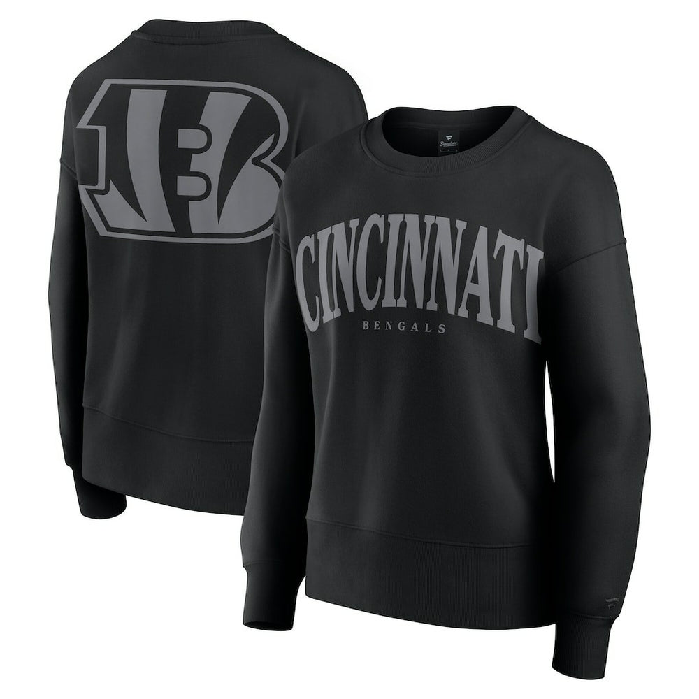 Cincinnati Bengals Women's Elements Pullover Sweatshirt Black