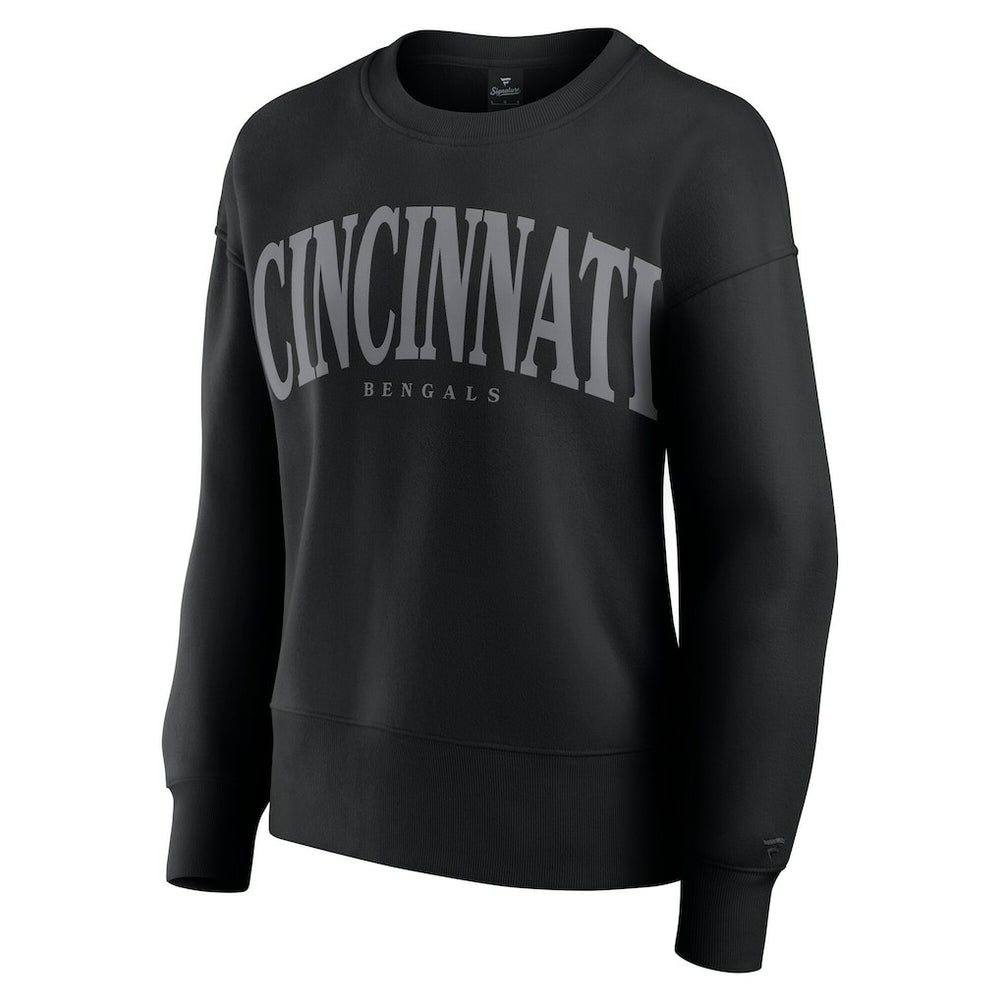 Cincinnati Bengals Women's Elements Pullover Sweatshirt Black