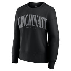 Cincinnati Bengals Women's Elements Pullover Sweatshirt Black