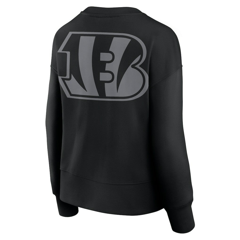 Cincinnati Bengals Women's Elements Pullover Sweatshirt Black