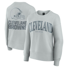 Cleveland Browns Women's Elements Pullover Sweatshirt Gray