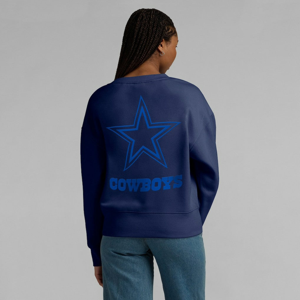Dallas Cowboys Women's Elements Pullover Sweatshirt Navy