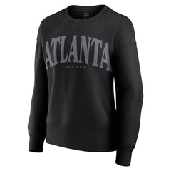 Atlanta Falcons Women's Elements Pullover Sweatshirt Black
