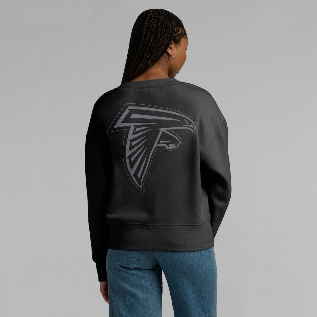 Atlanta Falcons Women's Elements Pullover Sweatshirt Black