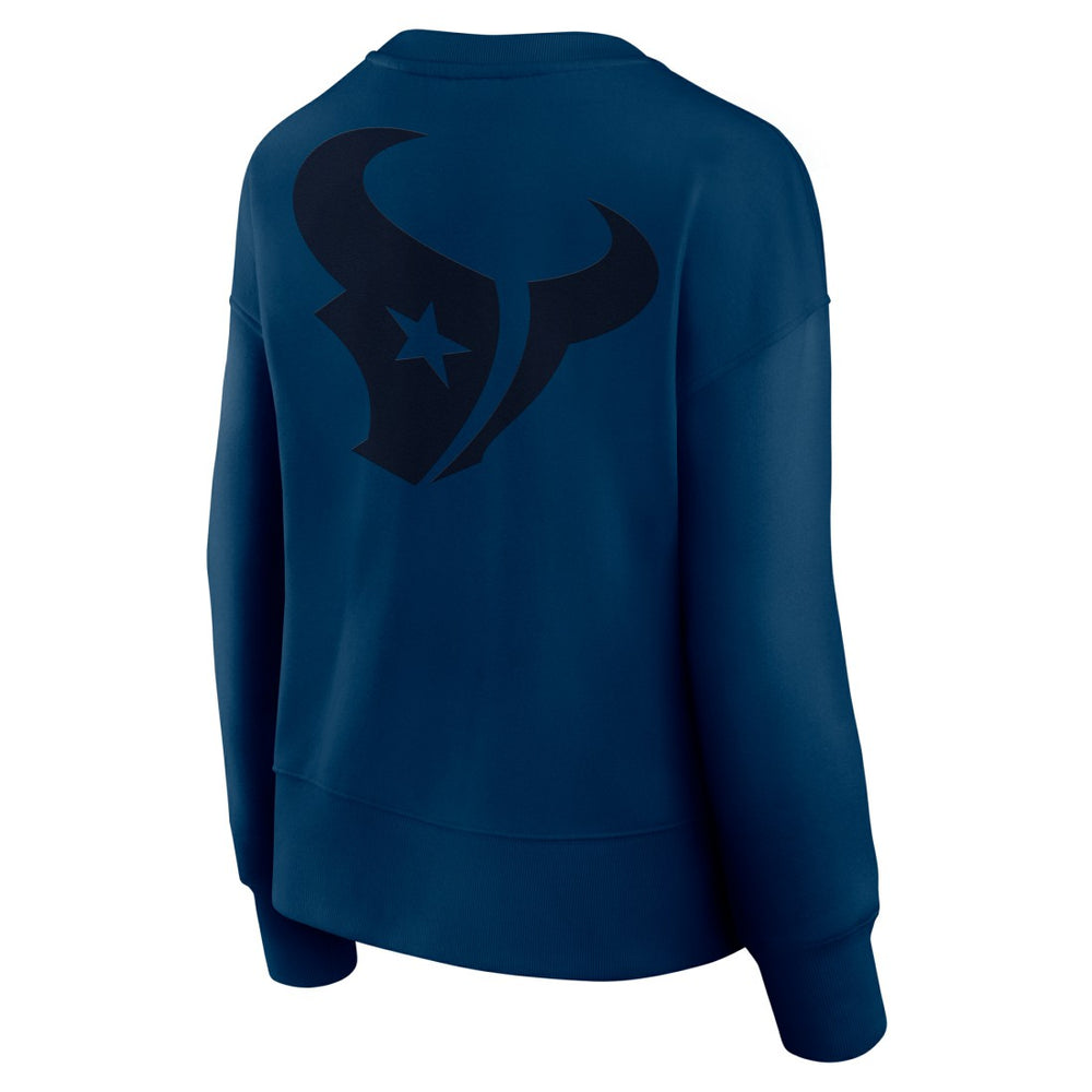 Houston Texans Women's Elements Pullover Sweatshirt Navy