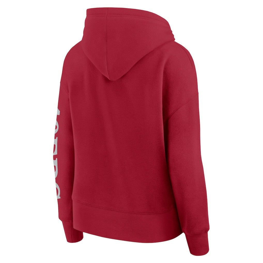 San Francisco 49ers Women's Elements Next Pullover Hoodie Scarlet