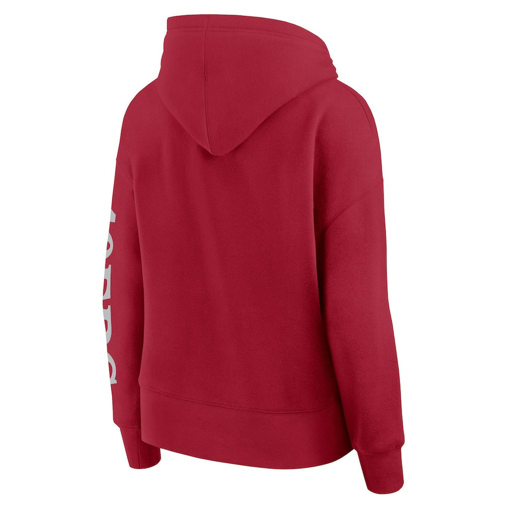 San Francisco 49ers Women's Elements Next Pullover Hoodie Scarlet