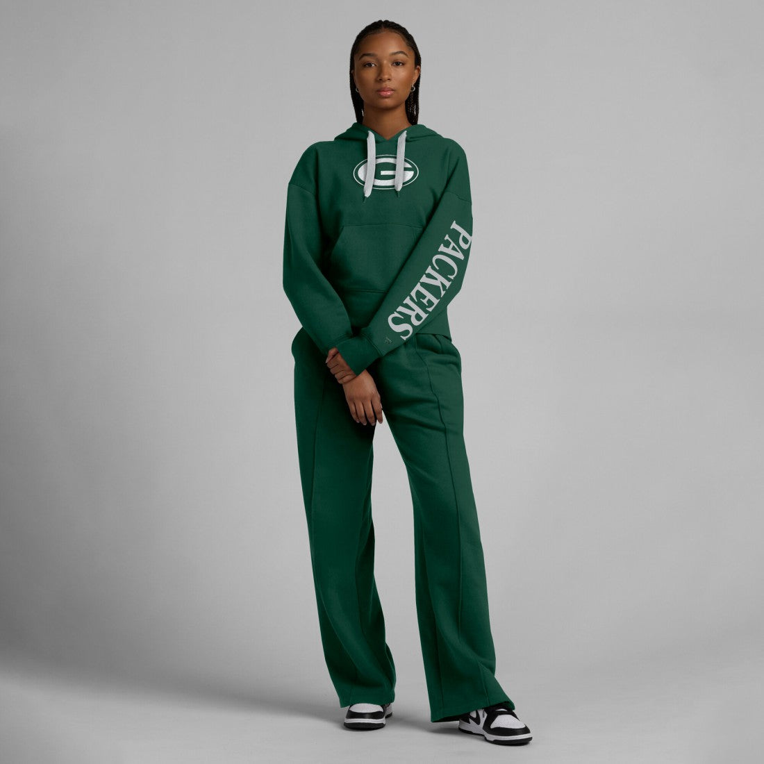Green Bay Packers Women's Elements Next Pullover Hoodie Green