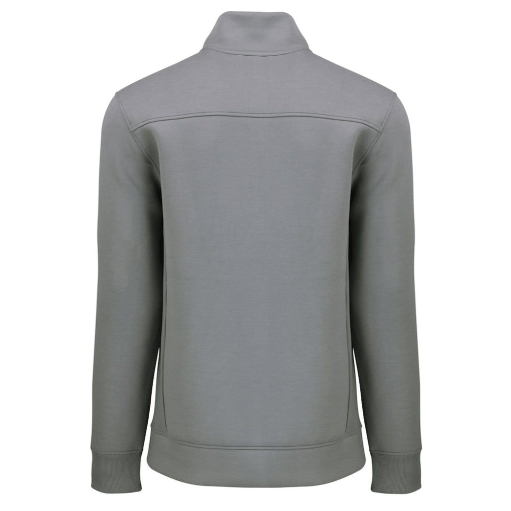 Boston Red Sox Cutter & Buck Cooperstown Collection Roam Eco Recycled Quarter-Zip Pullover - Gray Pullover