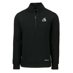 Chicago White Sox Cutter & Buck Cooperstown Collection Roam Eco Recycled Quarter-Zip Pullover - Black Pullover