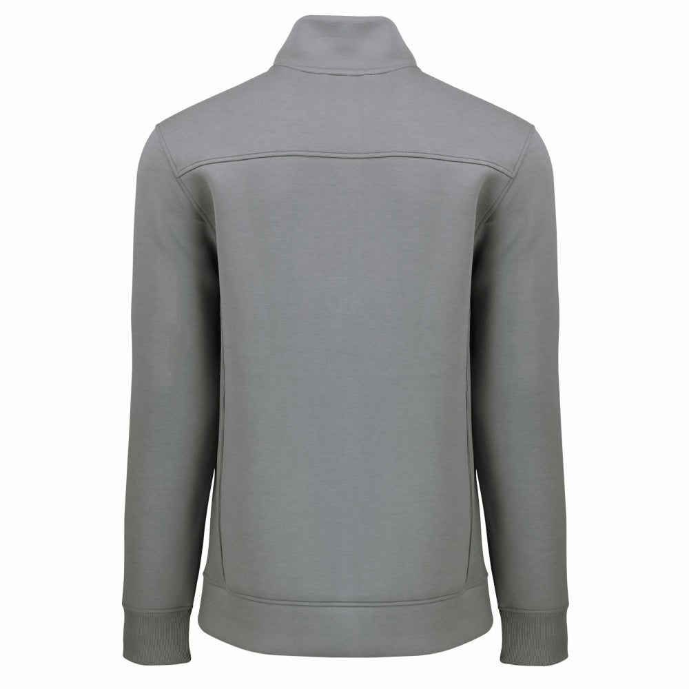 Cincinnati Reds Cutter & Buck Cooperstown Collection Roam Eco Recycled Quarter-Zip Pullover - Gray Pullover