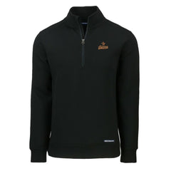 Houston Astros Cutter & Buck Cooperstown Collection Roam Eco Recycled Quarter-Zip Pullover - Black Pullover