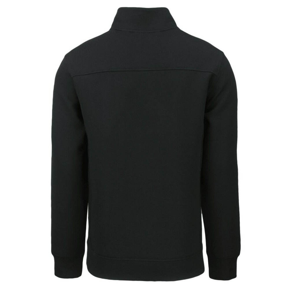 Houston Astros Cutter & Buck Cooperstown Collection Roam Eco Recycled Quarter-Zip Pullover - Black Pullover