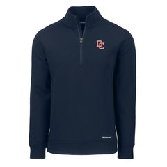 Washington Nationals Cutter & Buck Cooperstown Collection Roam Eco Recycled Quarter-Zip Pullover - Navy Pullover