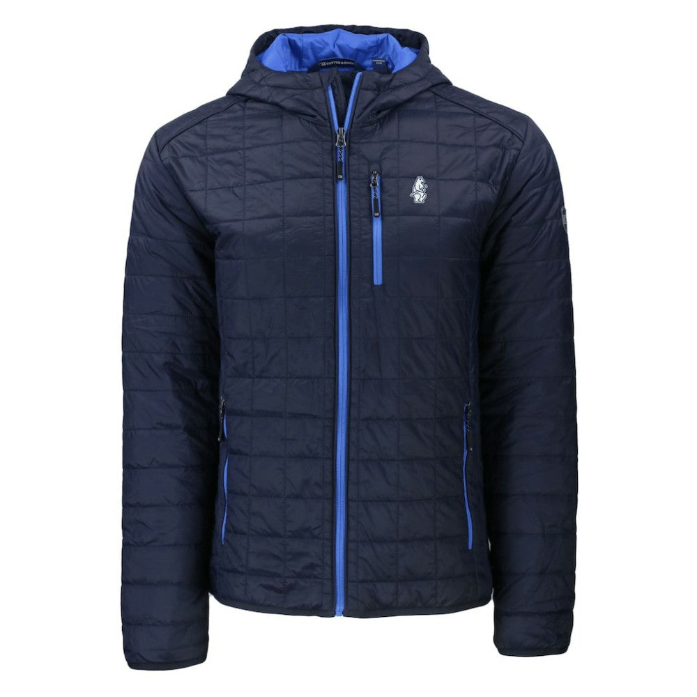 Chicago Cubs Cutter & Buck Cooperstown Collection Rainier Primaloft Eco Full-Zip Hooded Jacket - Navy Jackets