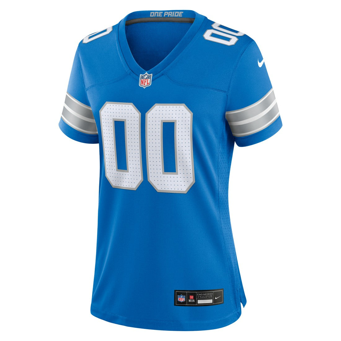 Detroit Lions Women's Custom Game Jersey Blue