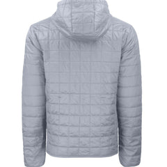 Detroit Tigers Cutter & Buck Rainier Primaloft Eco Full-Zip Hooded Jacket - Gray Jackets