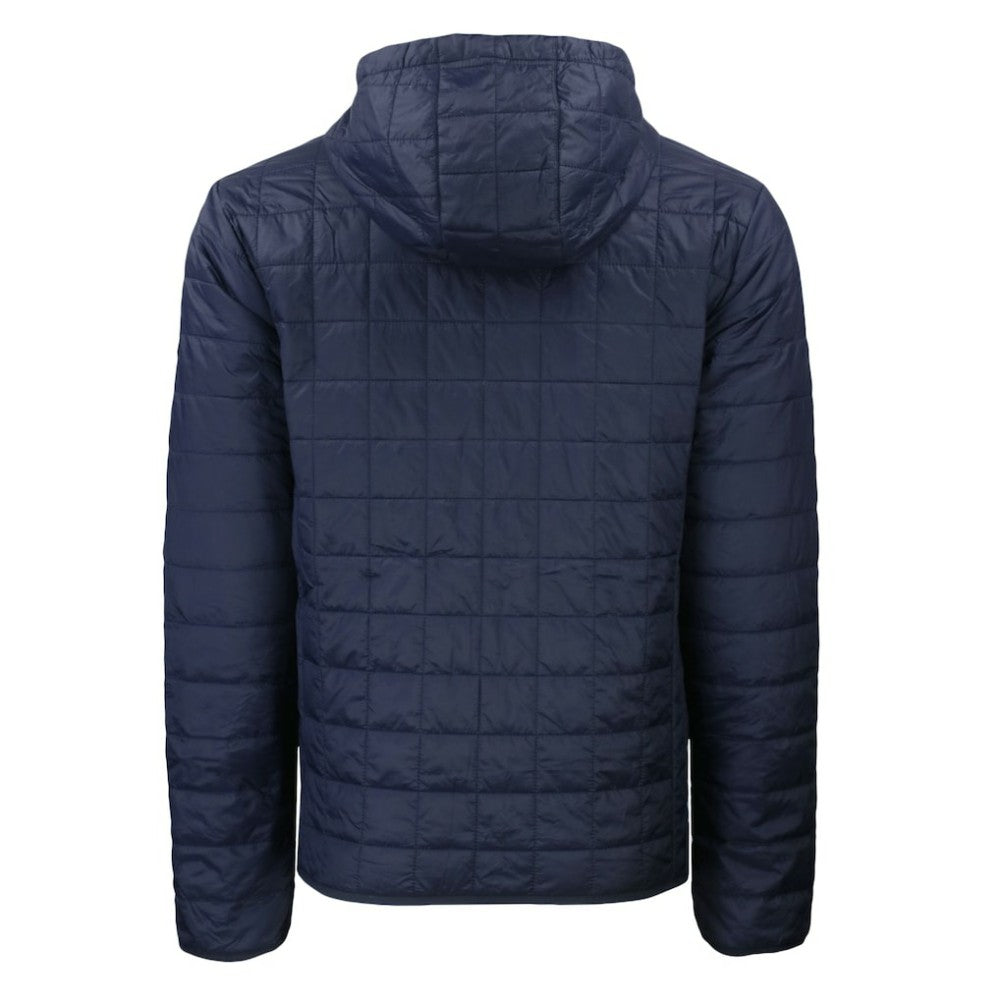 Chicago Cubs Cutter & Buck City Connect Rainier Primaloft Eco Full-Zip Hooded Jacket - Navy Jackets