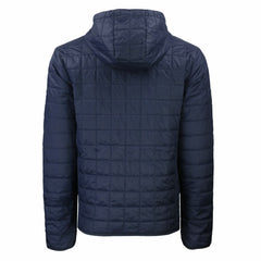 New York Mets Cutter & Buck Americana Rainier Primaloft Eco Full-Zip Hooded Jacket - Navy Jackets