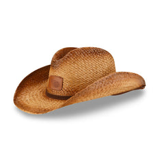 Tennessee Titans New Era Unisex Dutton Curved Brim Straw Hat Brown