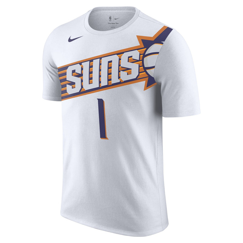 Devin Booker Phoenix Suns 2023/24 Association Name & Number T-Shirt White