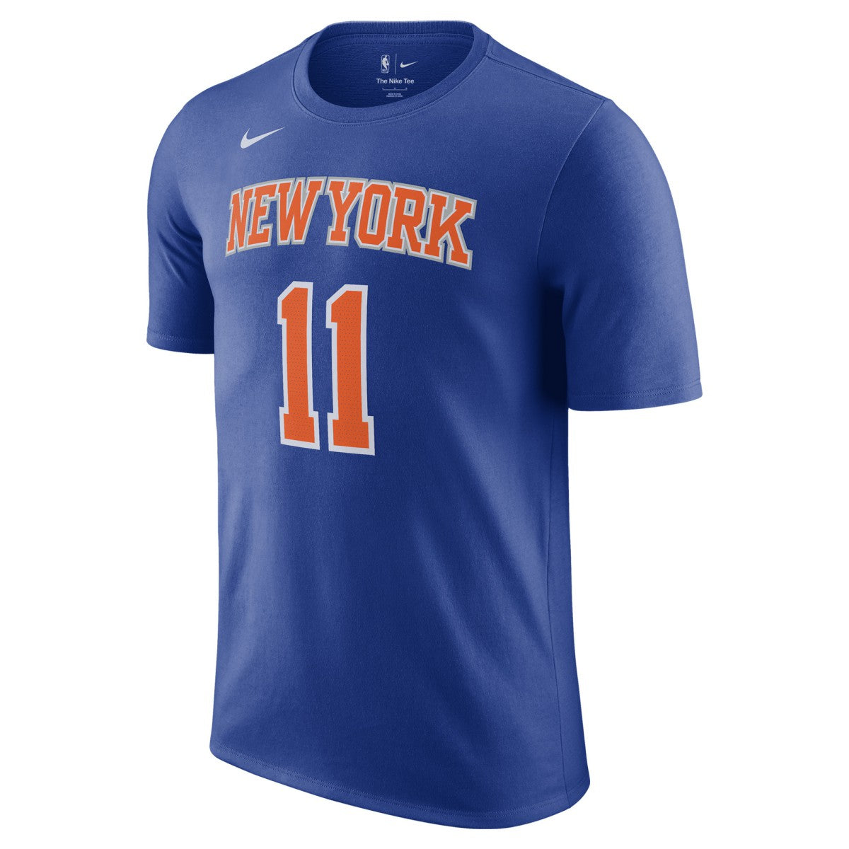 Jalen Brunson New York Knicks Icon Edition Name & Number T-Shirt Blue