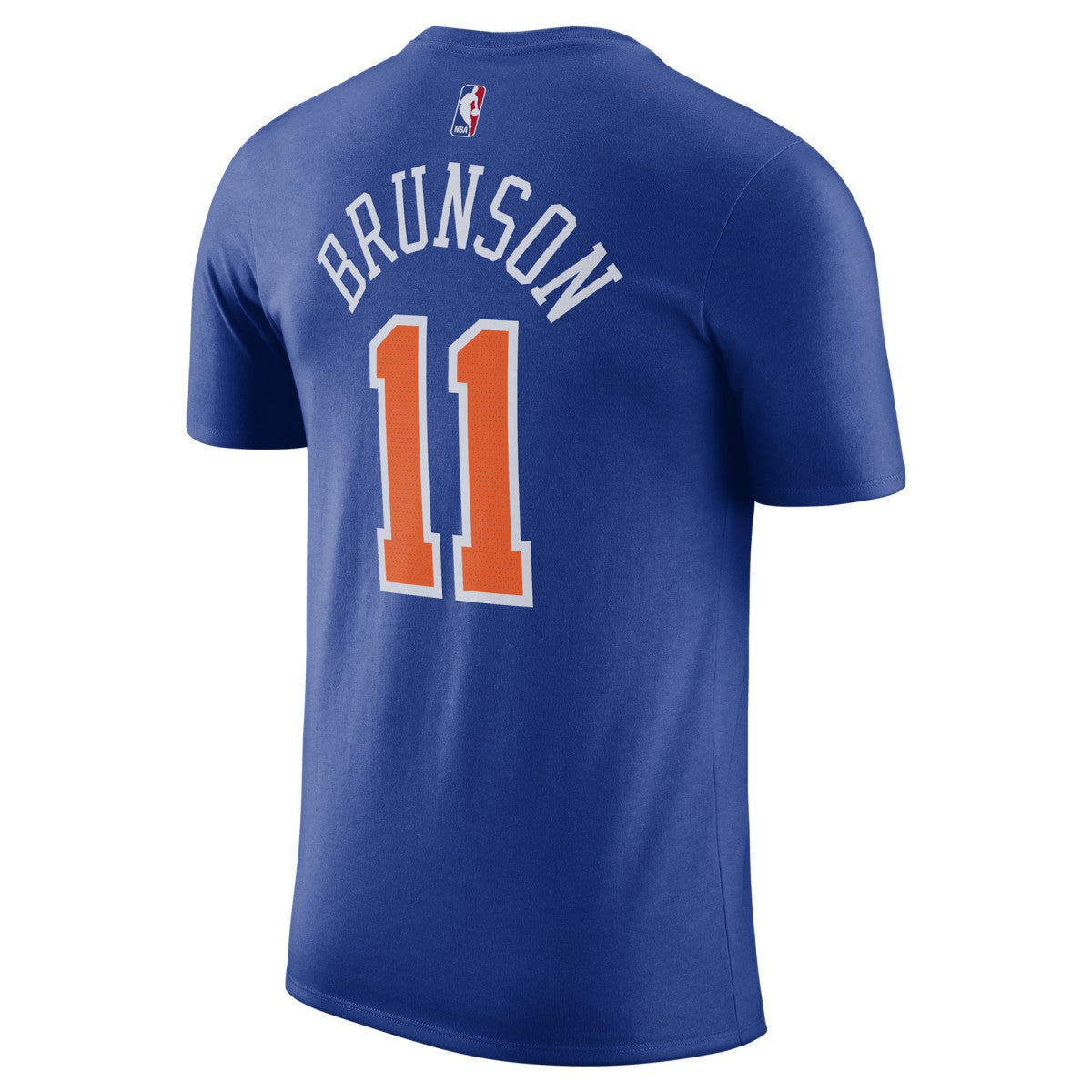 Jalen Brunson New York Knicks Icon Edition Name & Number T-Shirt Blue