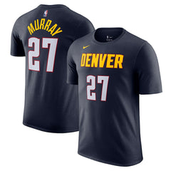 Jamal Murray Denver Nuggets Icon Edition Name & Number T-Shirt Navy