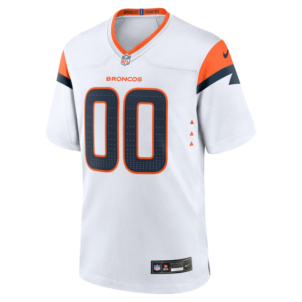 Denver Broncos Mile High Collection Custom Game Jersey White
