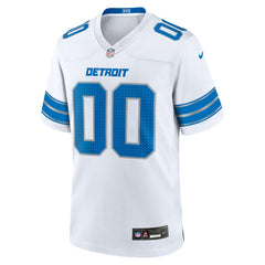 Detroit Lions Custom Game Jersey White