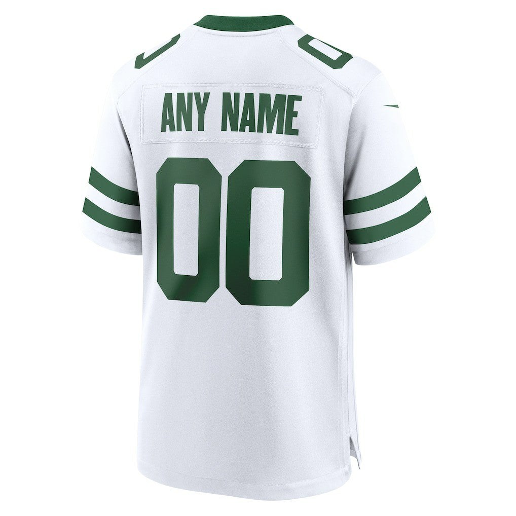 New York Jets Custom Game Jersey Legacy White
