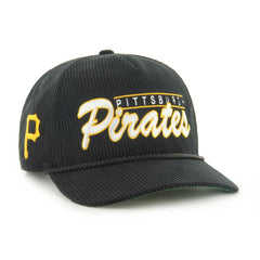 Pittsburgh Pirates '47 Corduroy Hitch Adjustable Hat - Black Hats