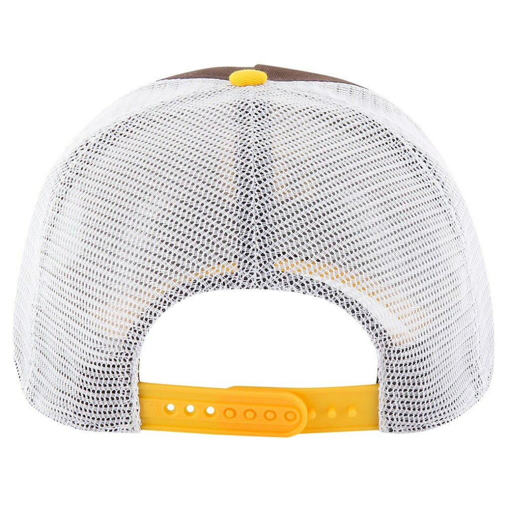 San Diego Padres '47 Gridiron Super Stripe Relaxed Trucker Hitch Adjustable Hat - Brown Hats