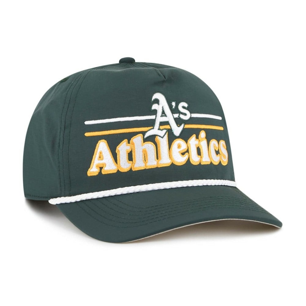 Oakland Athletics '47 Campscape Hitch Adjustable Hat - Green Hats