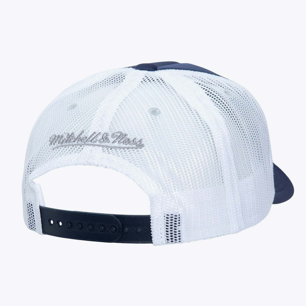 Dallas Cowboys Stripe Front Trucker Adjustable Hat Navy
