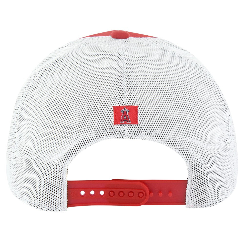 Los Angeles Angels '47 Downburst Trucker Adjustable Hat - Red Hats